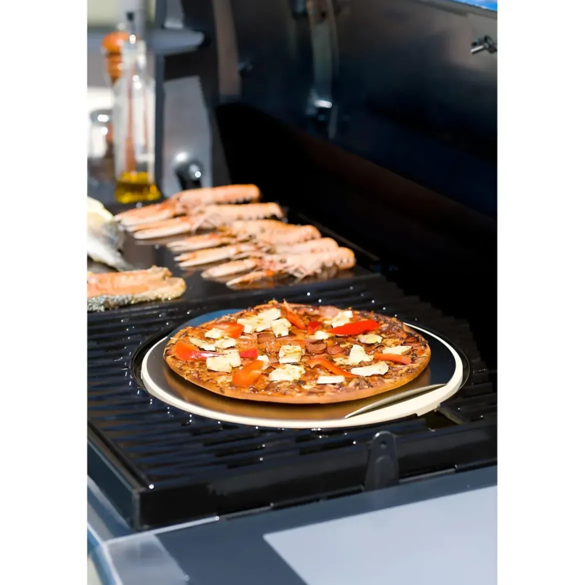 Pietra per Pizza Barbecue Campignaz Compatibile con Griglia in Ghisa