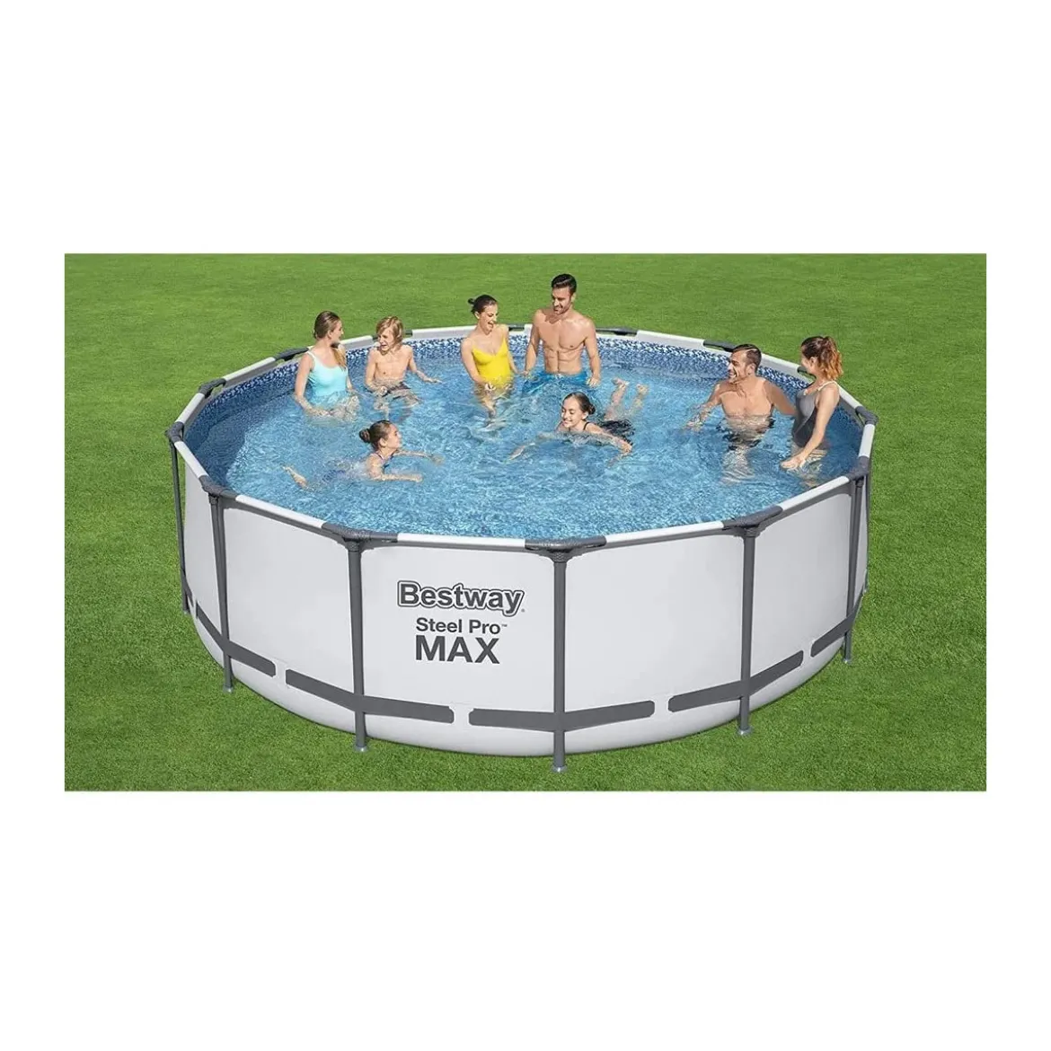 Piscina Frame Fuoriterra Rotonda 427x122 con Pompa Scaletta Filtro Depurazione