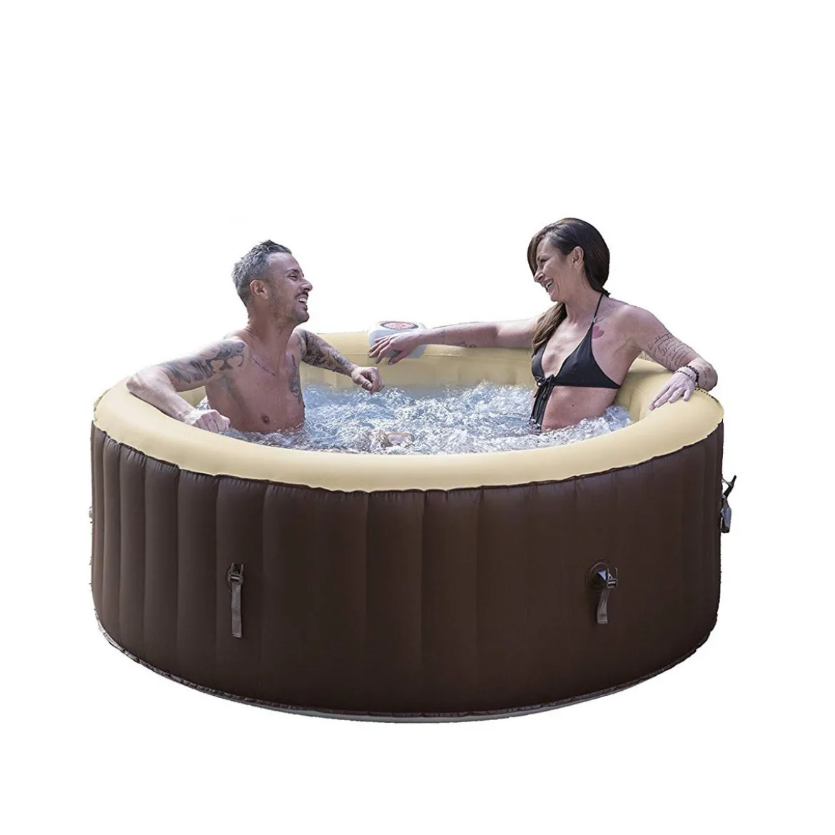 Piscina Spa Gonfiabile Vasca Idromassaggio Riscaldata Pompa Filtro da Esterno
