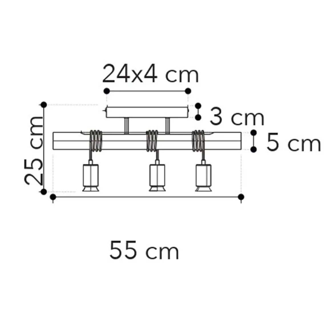 Plafoniera in Legno e Metallo Lampada a Soffitto Luce Design Moderno