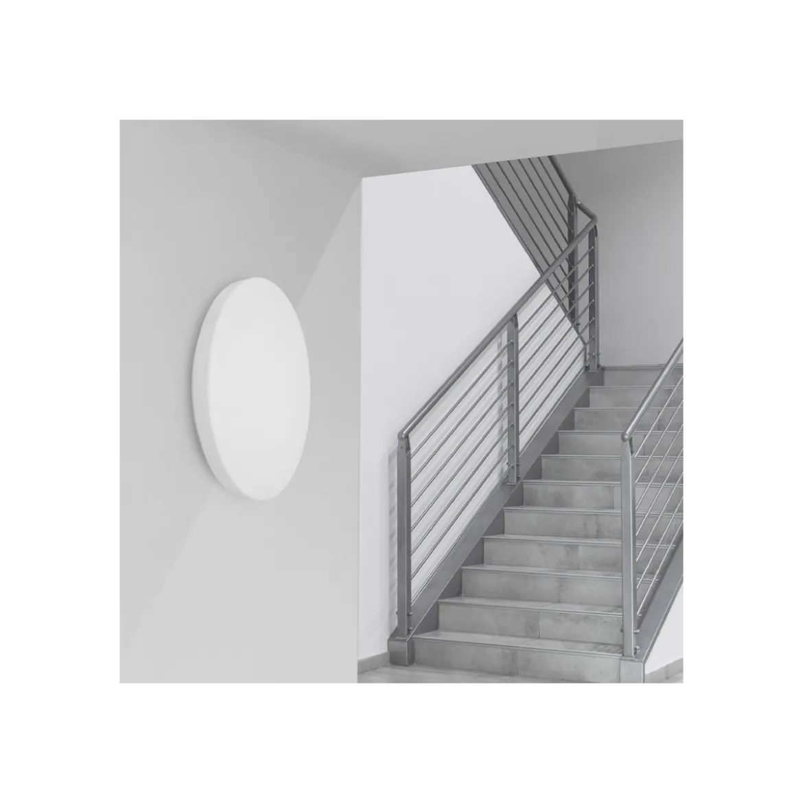 Plafoniera tonda slim Bianca a Led 375mm
