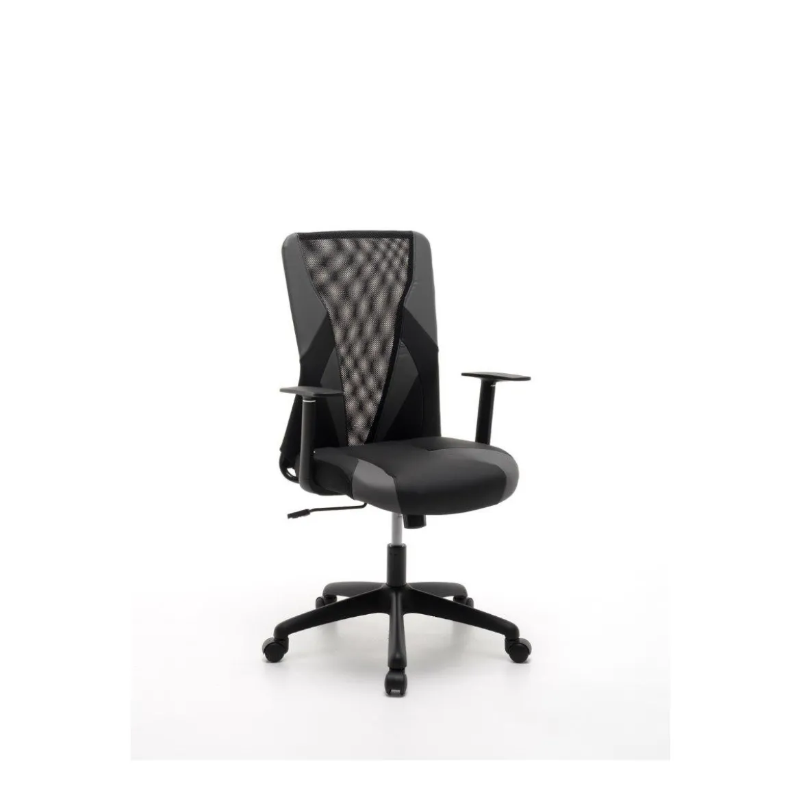 Poltrona Gaming in similpelle Nera e alzata regolabile