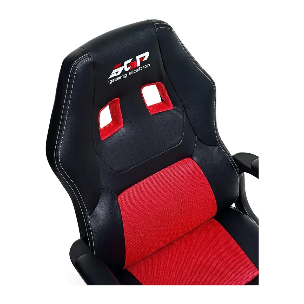Poltrona Racing con Braccioli e Ruote Ergonomica Rossa Sedia da Gaming Scrivania