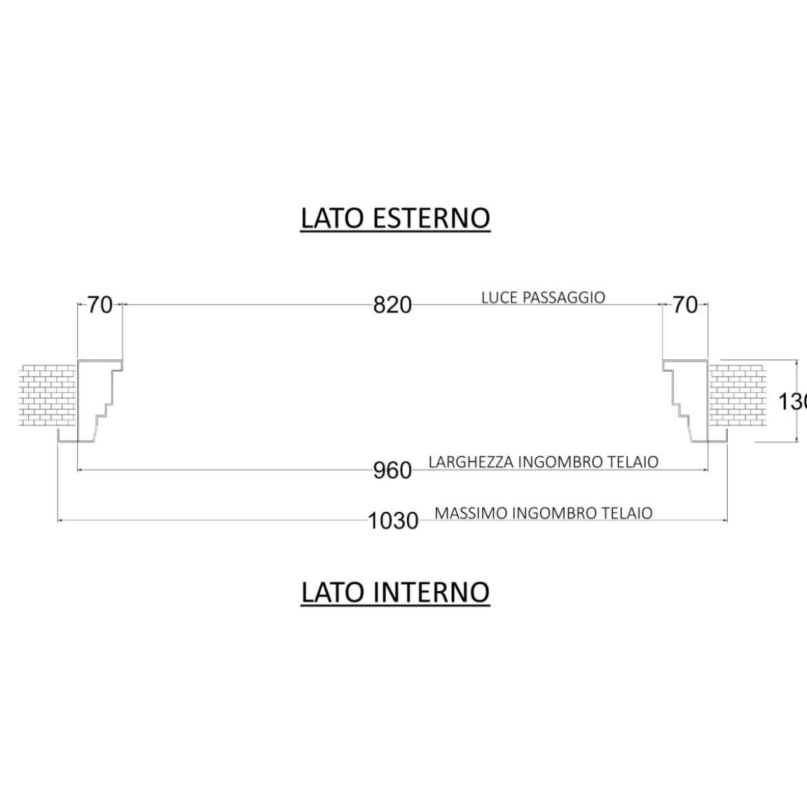 Porta Blindata Easy Grigia 82x193 cm Ingresso Sicurezza