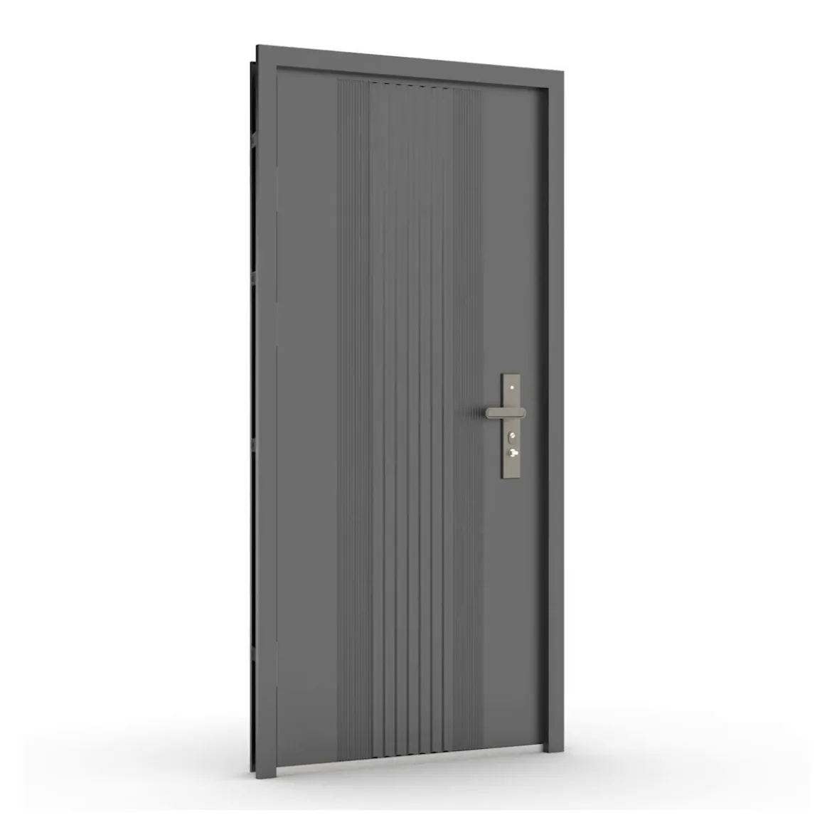 Porta Blindata Easy Grigia 82x193 cm Ingresso Sicurezza