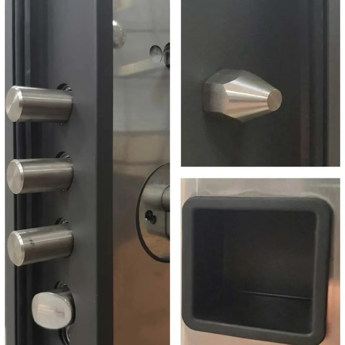 Porta Blindata Inossidabile Acciaio Inox Aisi 304 Portone senza Pannelli