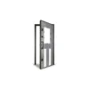 Porta Blindata Vetrata per Esterno con Pannello Bianco in Vetroresina Portone