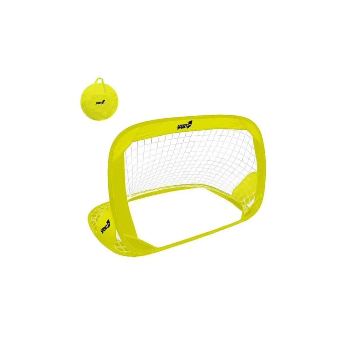 Porta Calcio Pop Up Bambini 120x85 cm Pieghevole con Borsa e Picchetti