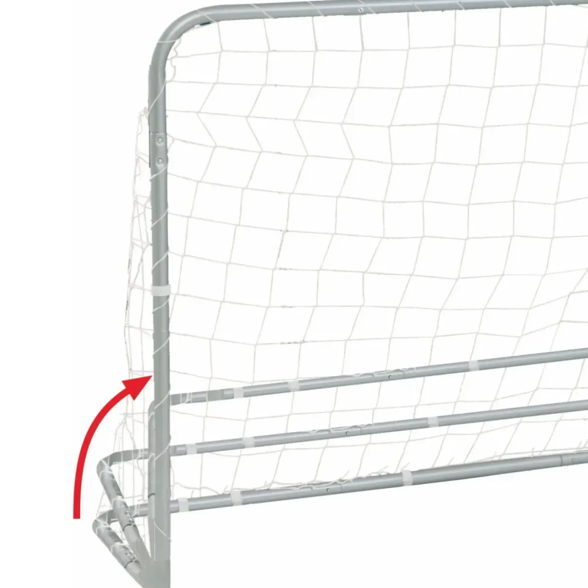 Porta da Calcio Pieghevole 180x120x60cm Resistente Raggi UV da Esterno