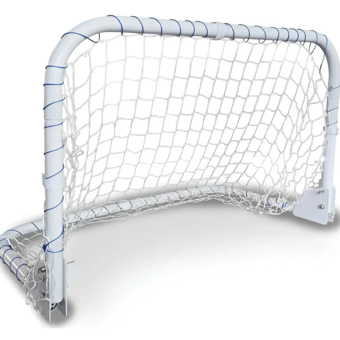 Porta da Calcio Pieghevole 92x56x50 cm Salvaspazio Acciaio Impermeabile
