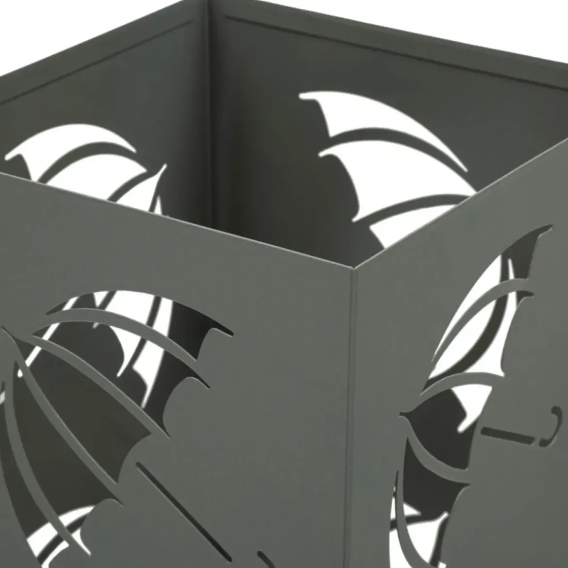Portaombrelli da Ingresso in Metallo Design Ombrelli Grigio 19x19