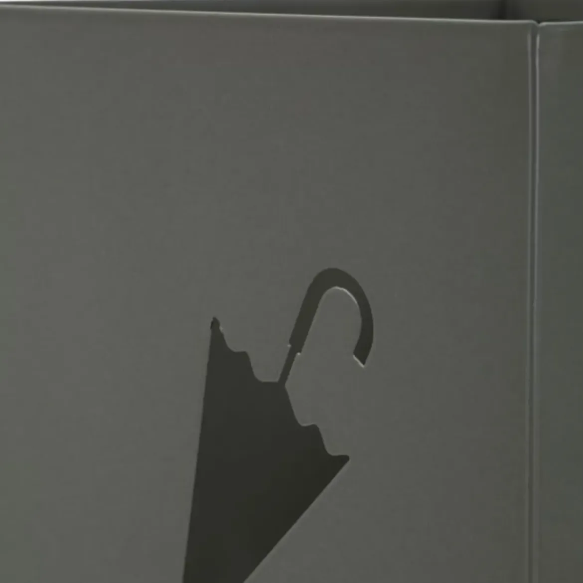 Portaombrelli da Ingresso in Metallo Design Ombrello Rombi Grigio 19x19