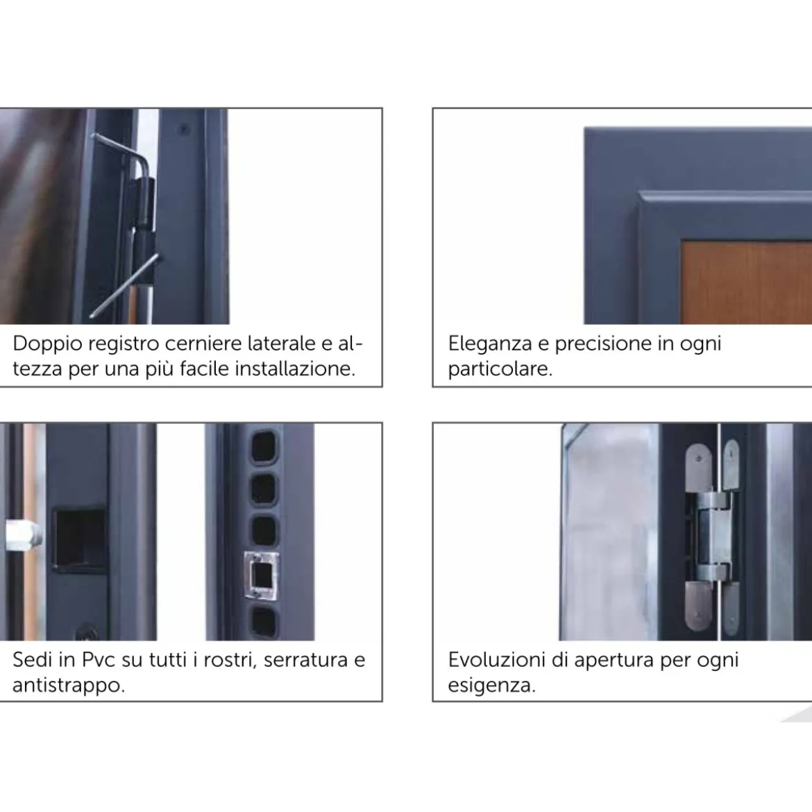 Portone Blindato classe 3 Solo scocca energy e accessori. Pannelli esclusi