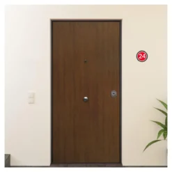 Portone Blindato per Interno Classe 3 Porta Blindata Ingresso Noce Portoncino