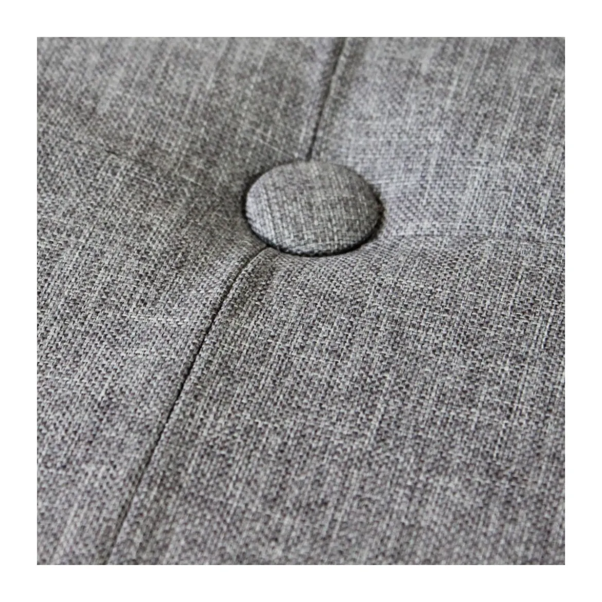 Pouf Contenitore Grigio Chiaro Quadrato 38x38x40 cm