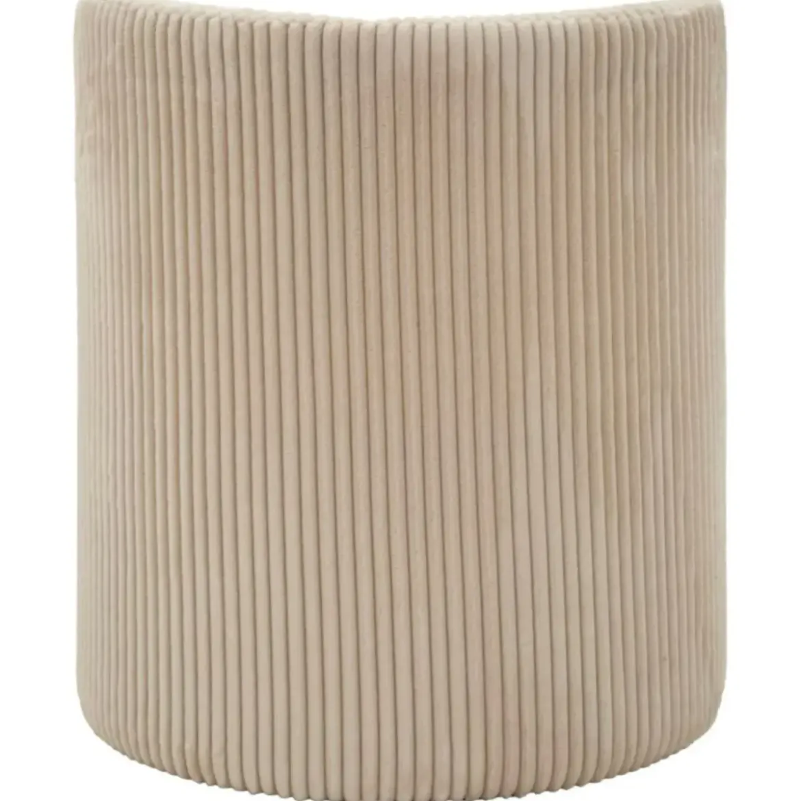 Pouf da Toeletta Contenitore Bianco Imbottito per Camera Soggiorno