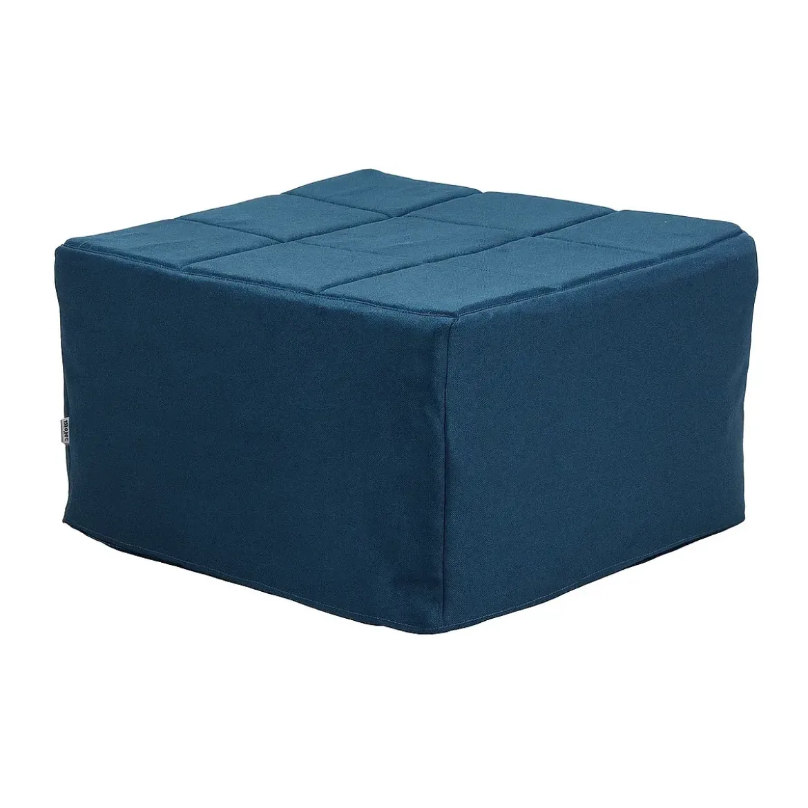 Pouf Letto Singolo Pieghevole Richiudibile Blu 70x70 cm Salvaspazio