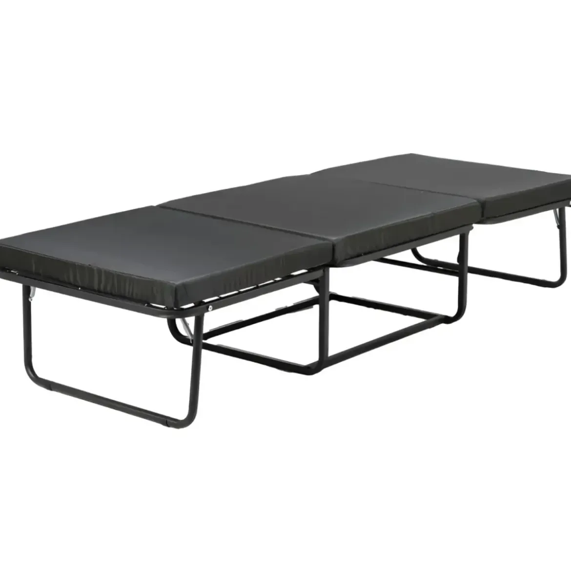 Pouf Letto Singolo Pieghevole Richiudibile Tortora 70x70 cm Salvaspazio