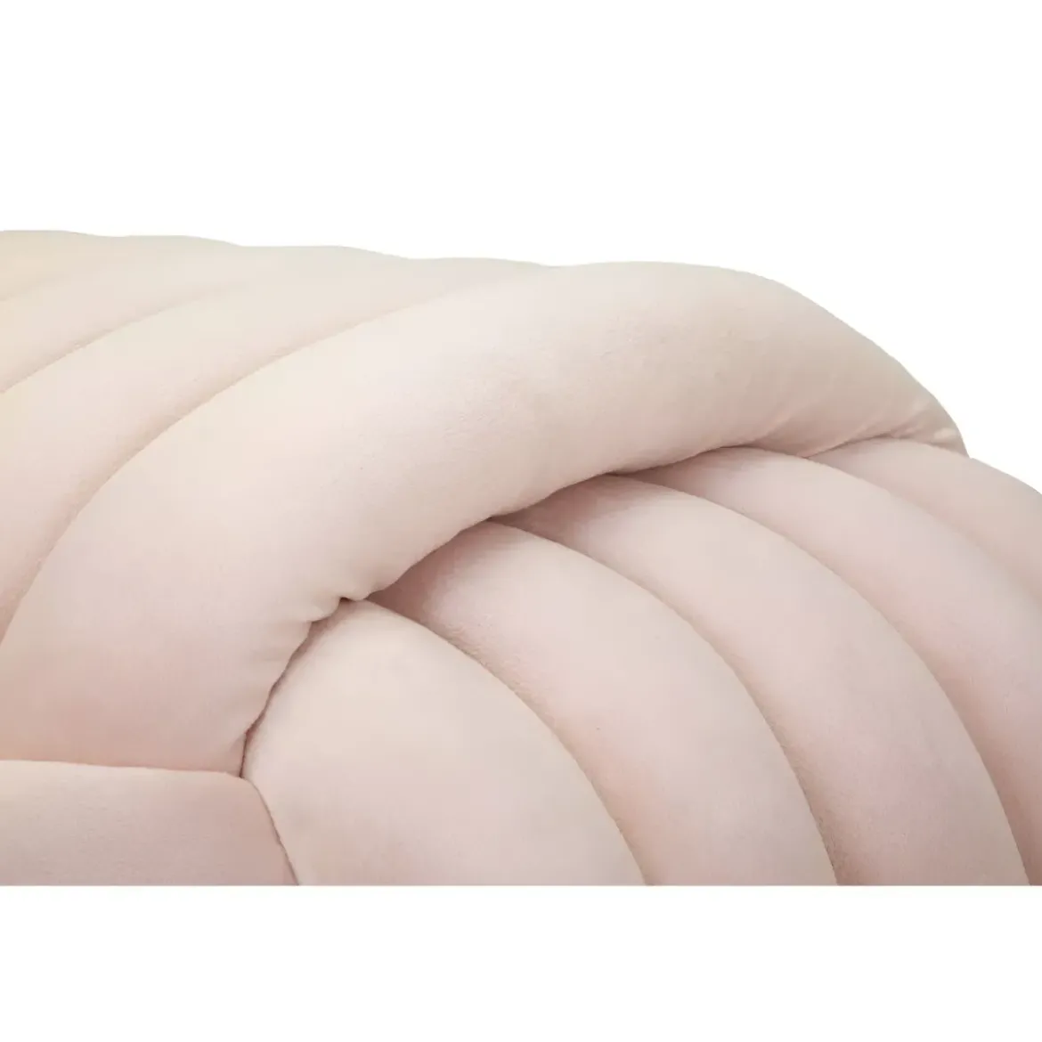 Pouf Panca Velluto Rosa Rettangolare Elegante Salotto Camera da Letto