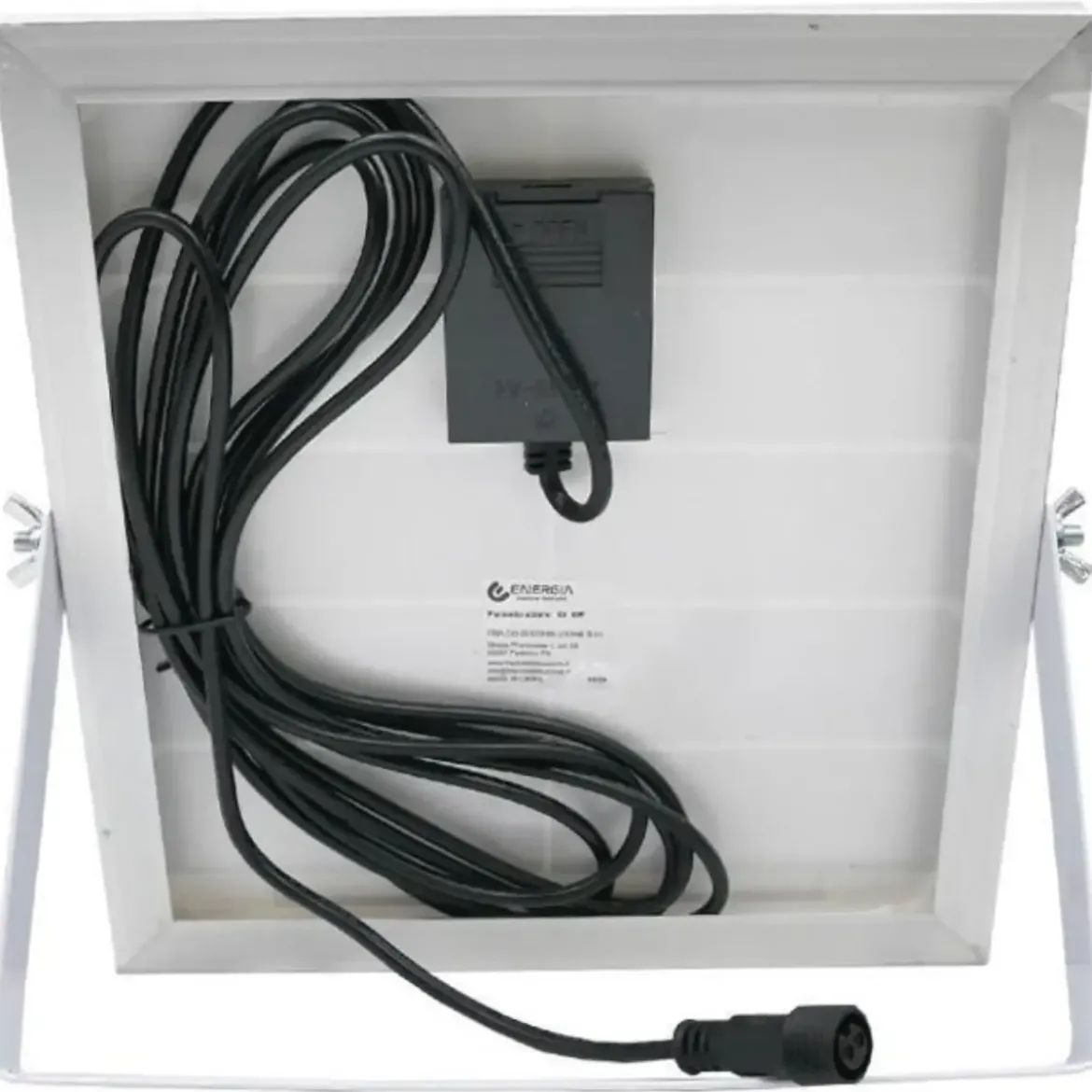 Proiettore Solare 50W 550lm CCT con Pannello Telecomando da Esterni