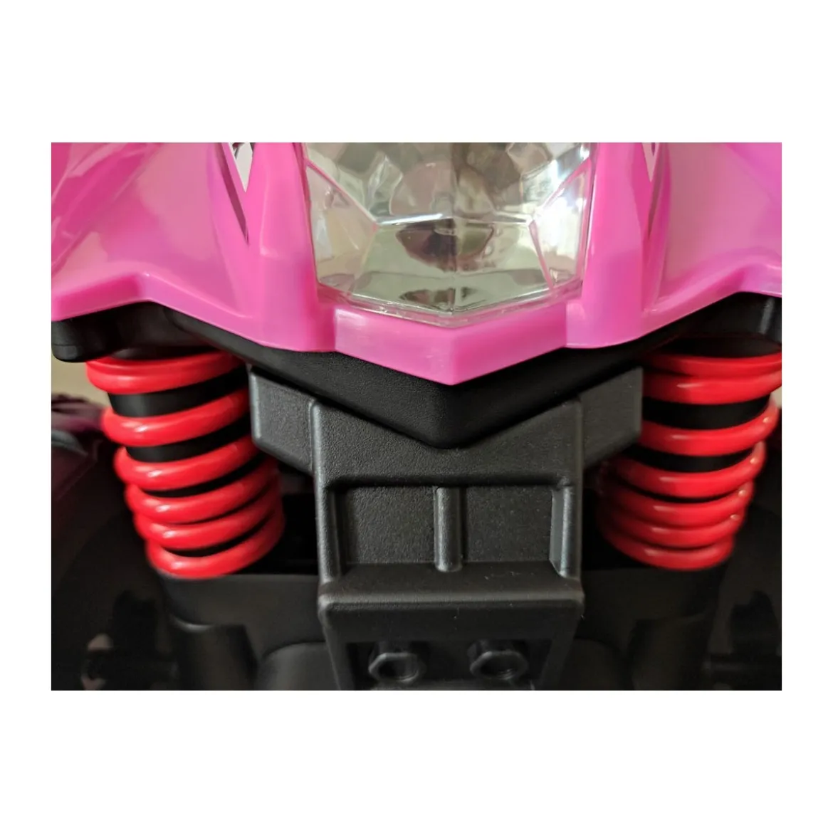 Quad Elettrico a Batteria per Bambina Rosa Macchina Cavalcabile Suoni