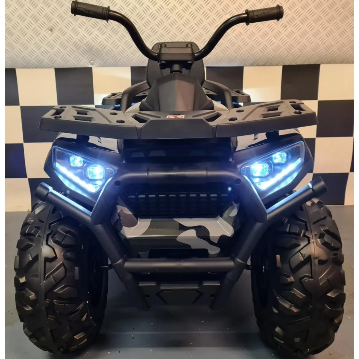 Quad Elettrico con Batteria 12 V a 4 Ruote Macchina per Bambino Verde