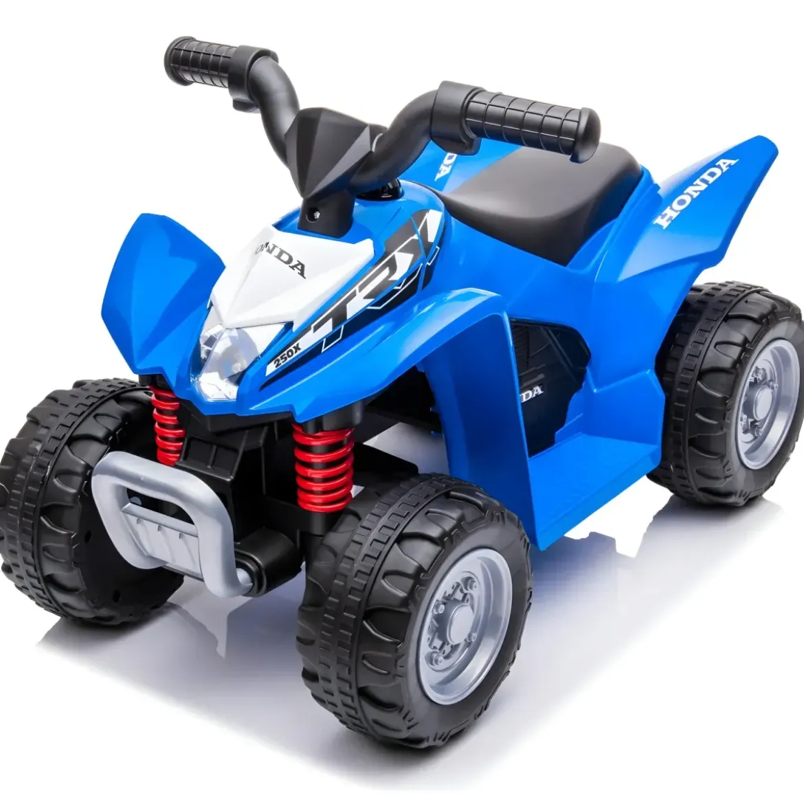 Quad Elettrico per Bambini Blu Honda 7,2V con Luci LED Ricaricabile