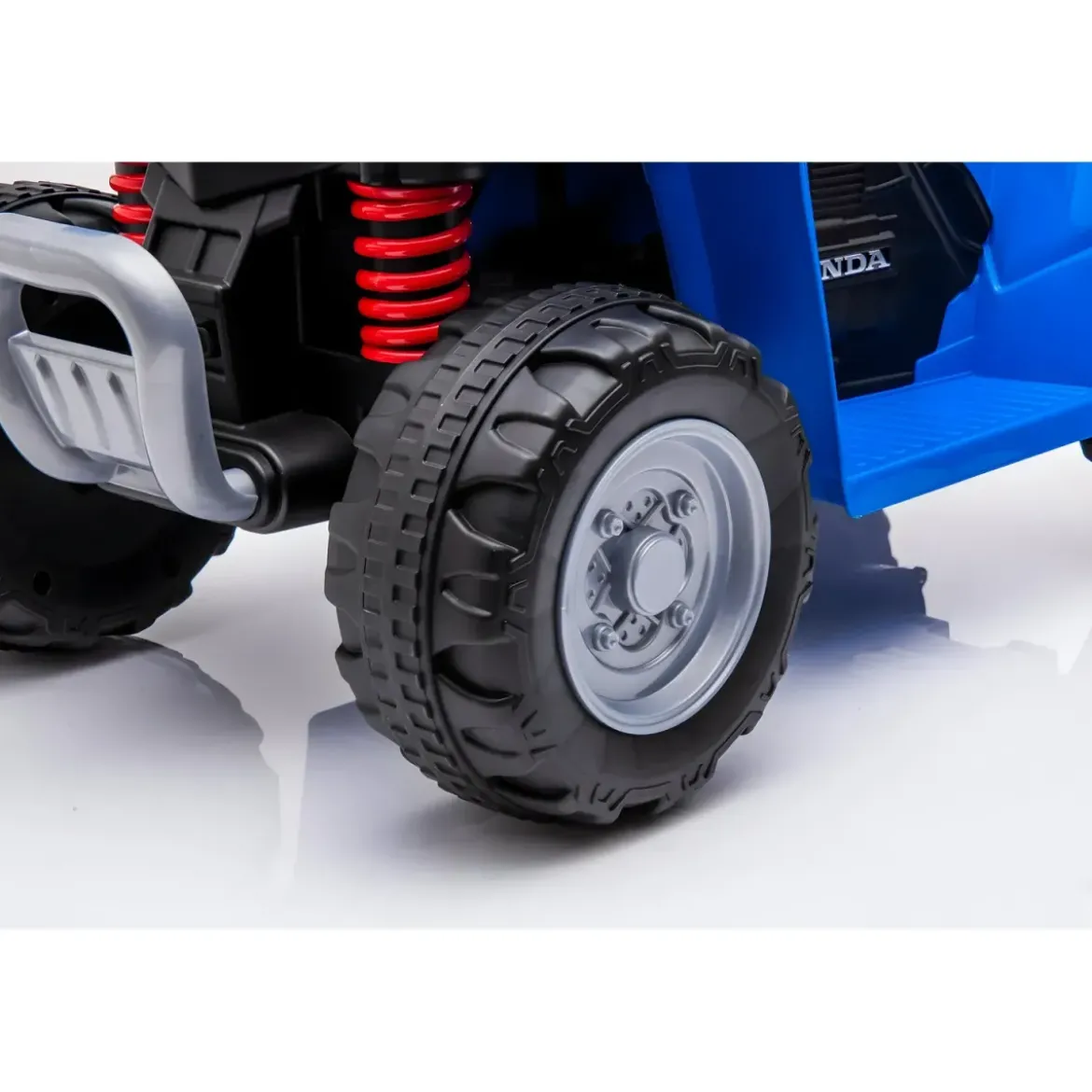 Quad Elettrico per Bambini Blu Honda 7,2V con Luci LED Ricaricabile