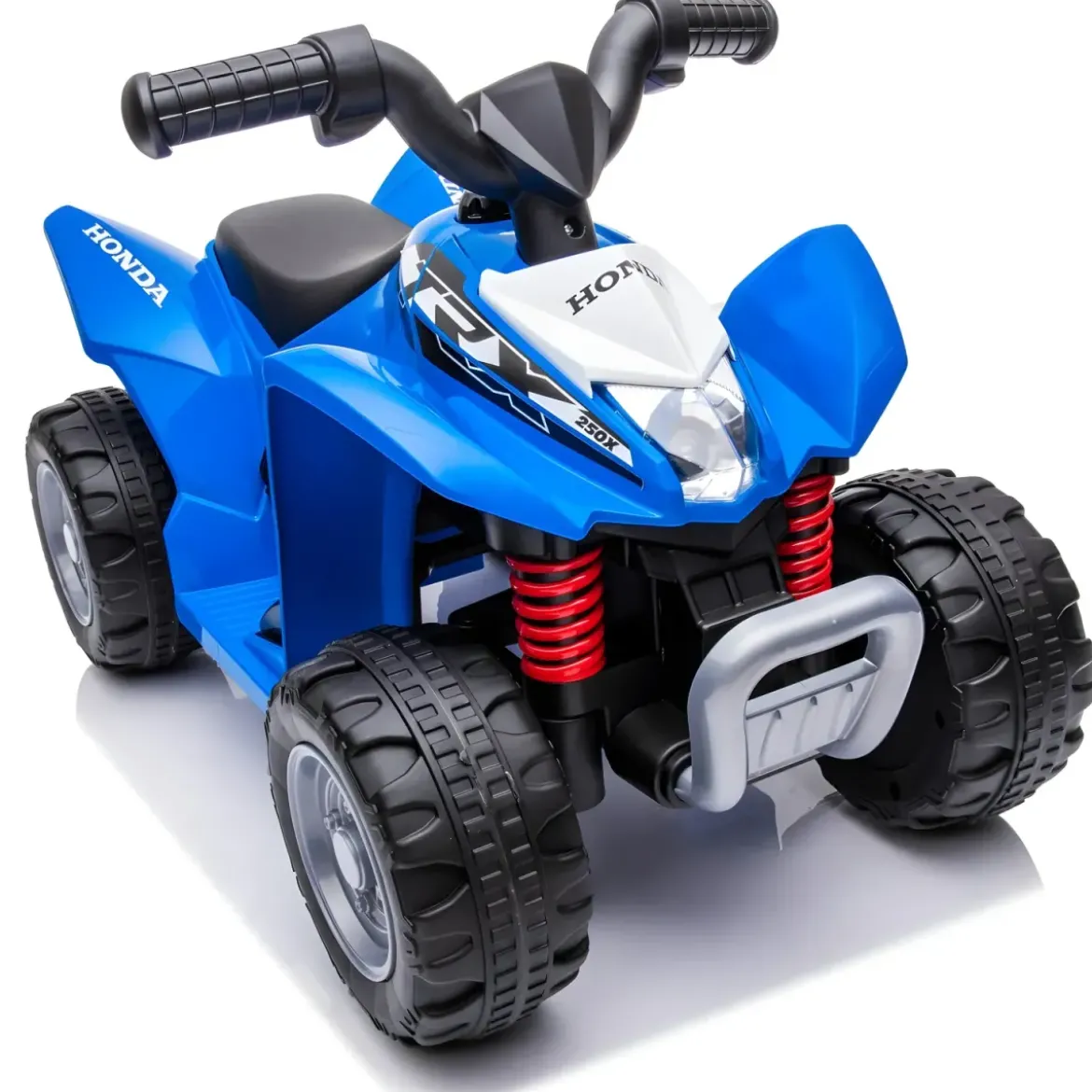 Quad Elettrico per Bambini Blu Honda 7,2V con Luci LED Ricaricabile