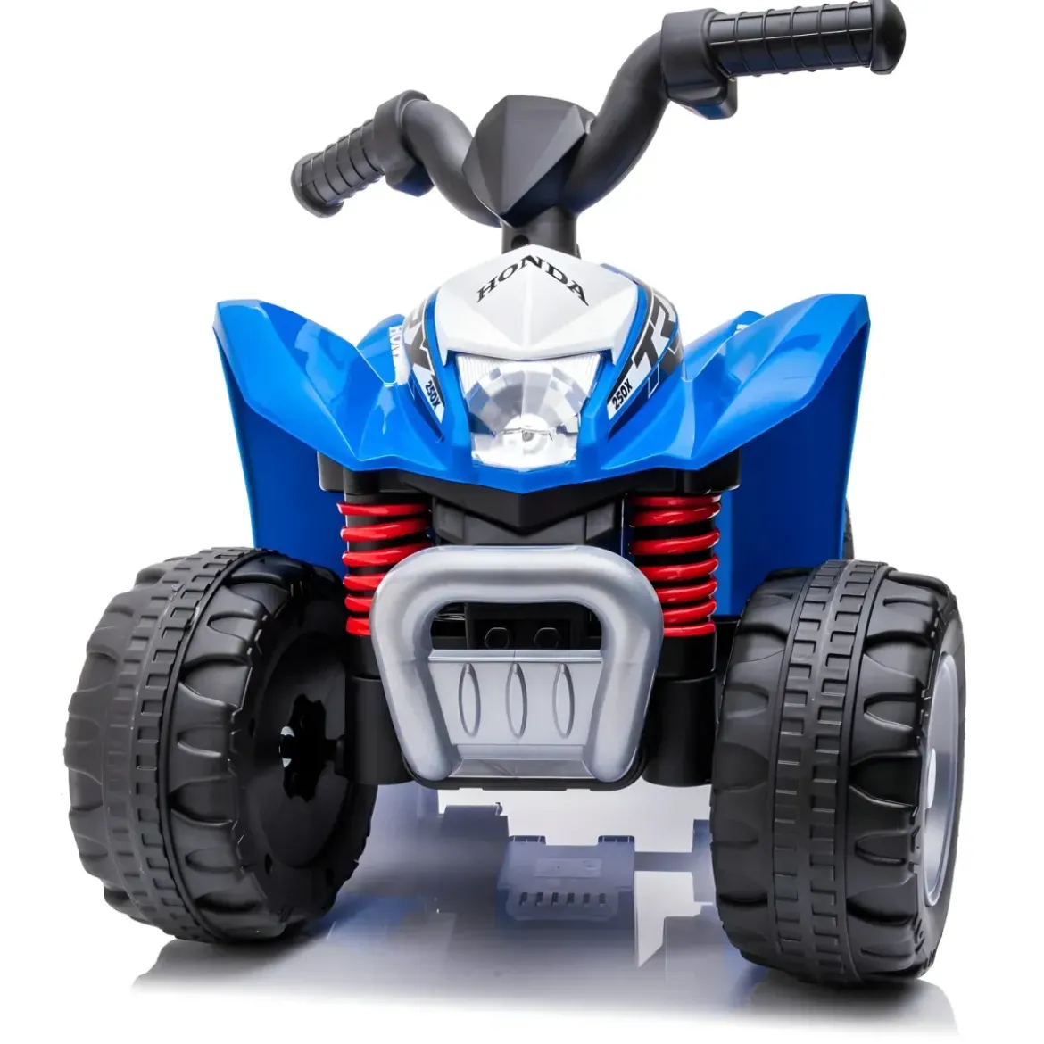 Quad Elettrico per Bambini Blu Honda 7,2V con Luci LED Ricaricabile