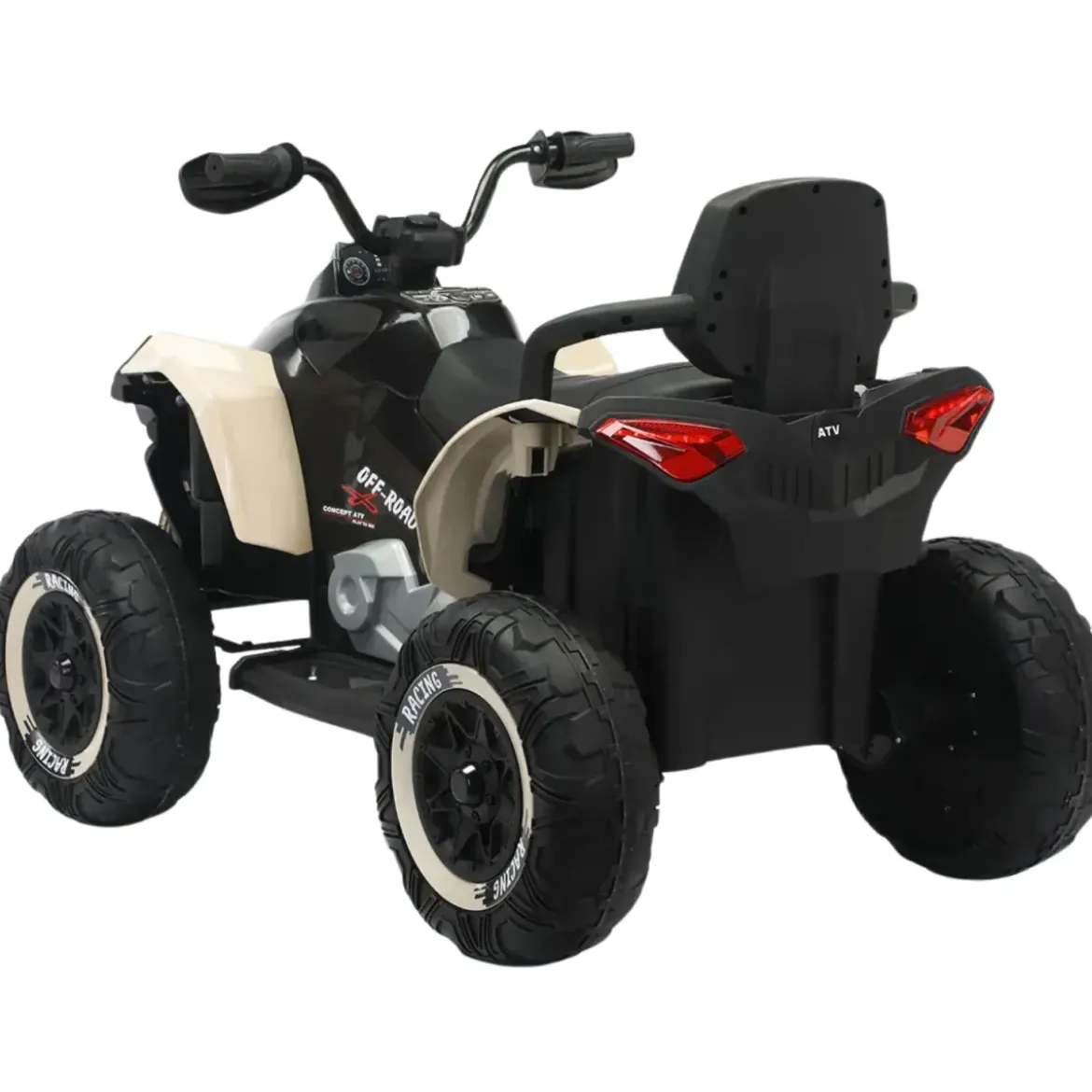 Quad Elettrico per Bambini 24V Beige ATV Safari Telecomando MP3