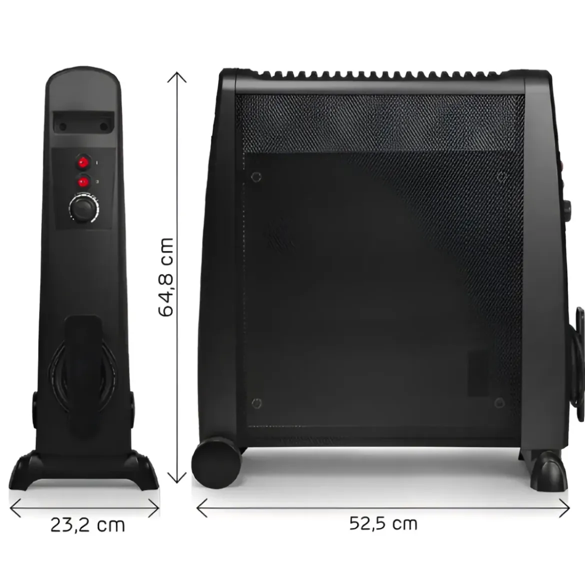Radiatore Elettrico 2000W da Pavimento per Casa Riscaldamento Rapido