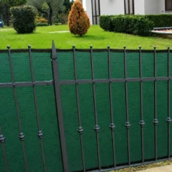 Rete Ombreggiante per Giardino Recinzione 4x10 m Verde Asole Integrate
