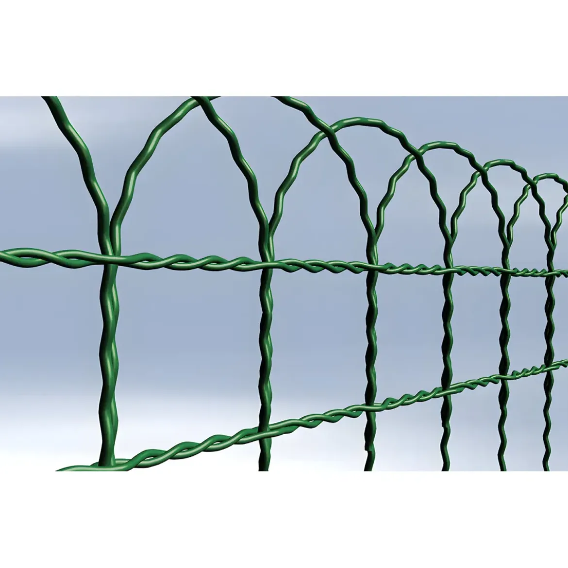 Rete Ornamentale Aiuola 90 cm Altezza Cavatorta Rotolo 25 Metri Zincato Verde
