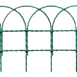 Rete Ornamentale Aiuola 90 cm Altezza Cavatorta Rotolo 25 Metri Zincato Verde