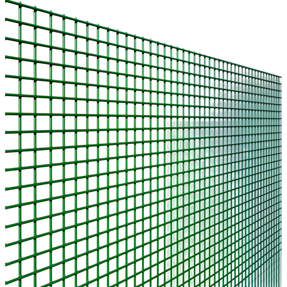 Rete Recinzione plastificata maglia 12x12 filo 1.2mm 150h Verde 25mt