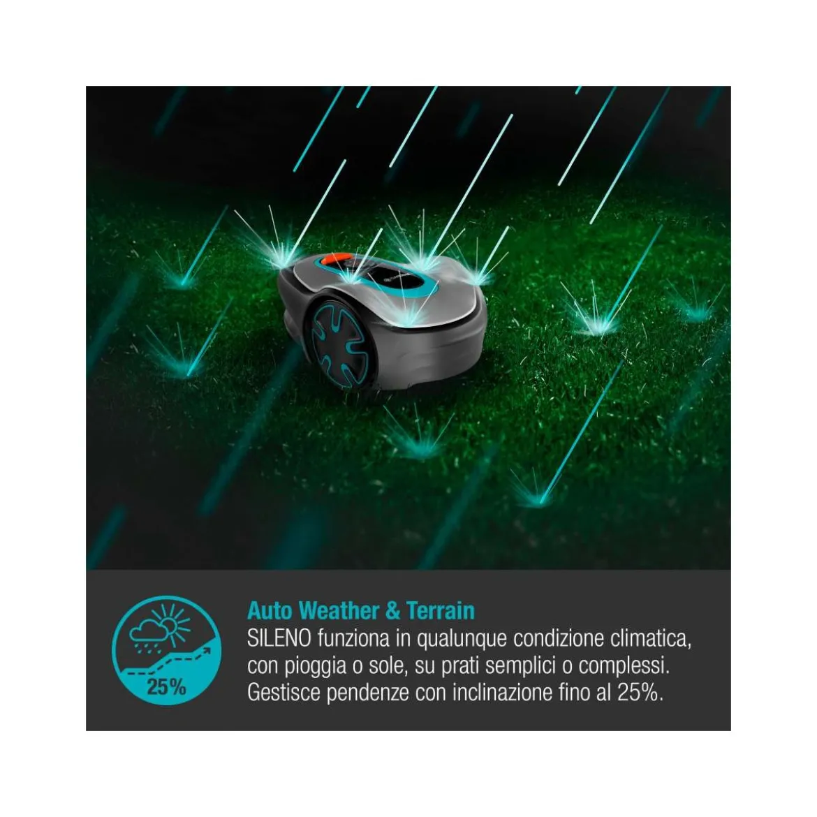 Robot Tagliaerba Gardena a Batteria