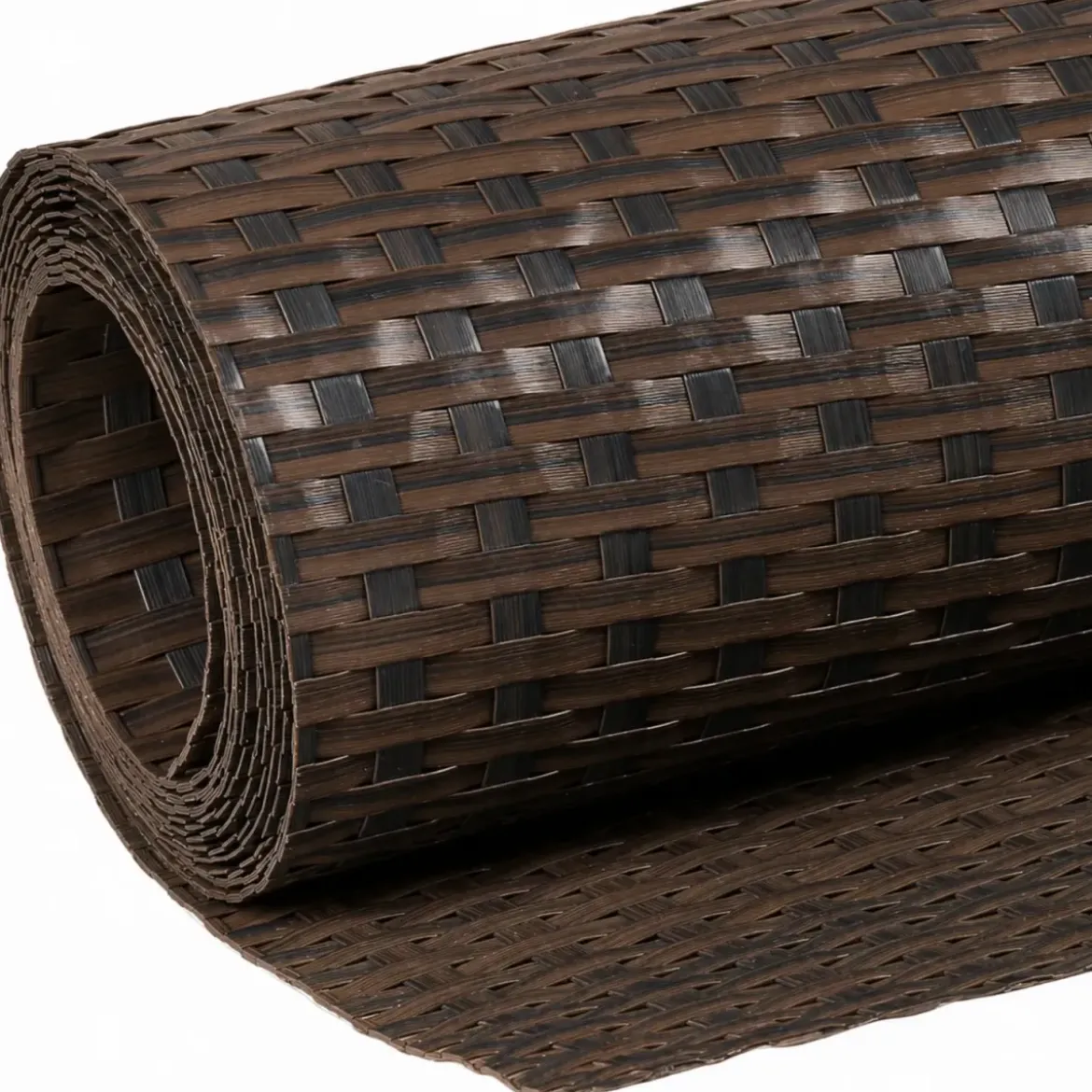 Rotolo Frangivista Rattan Artificiale Marrone 1x3m Copertura Privacy