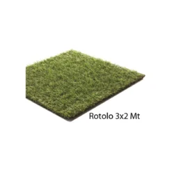 Rotolo Prato Sintetico 3x2 Metri 20mm Erba Finta Tappeto Pronto Manto Erboso