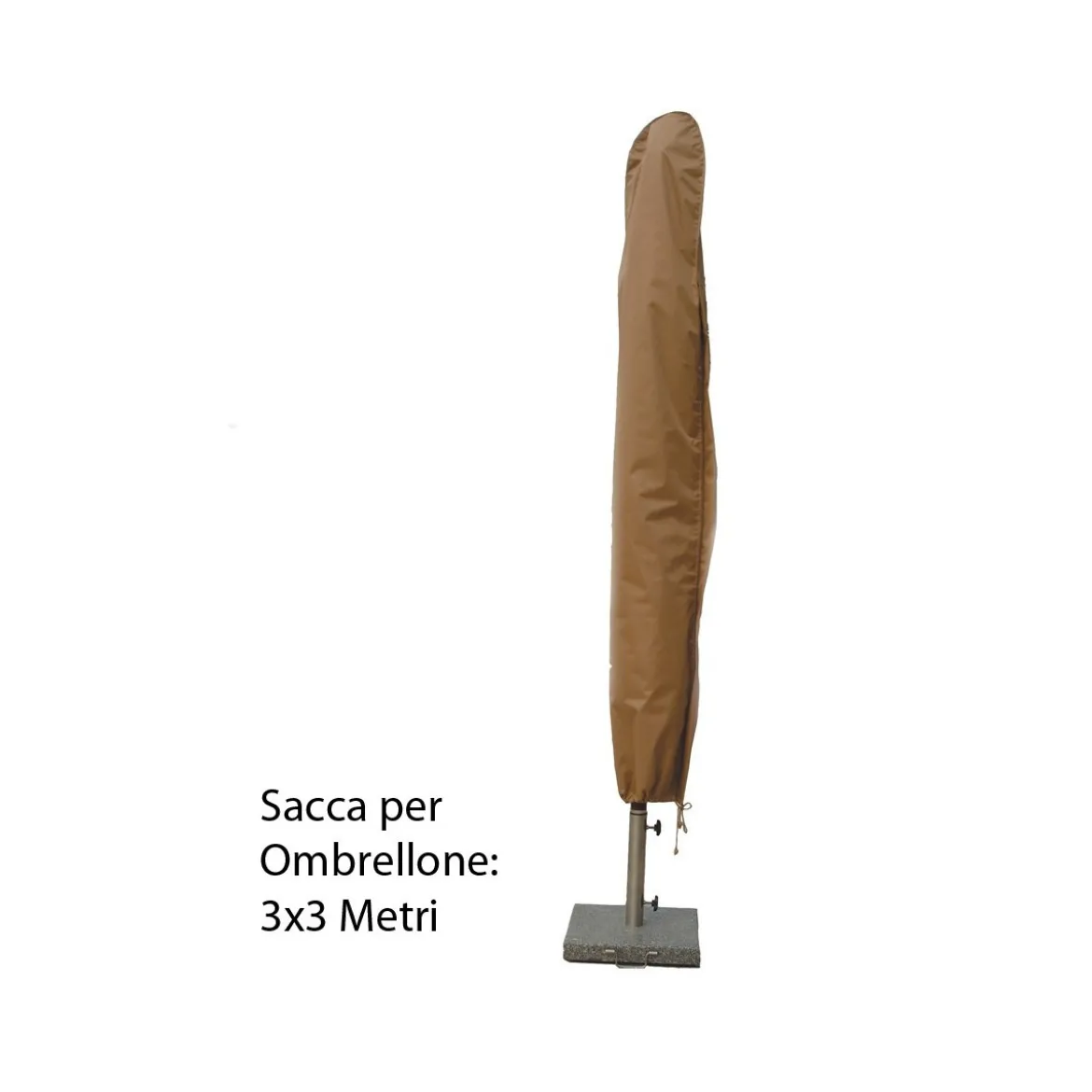 Sacca Custodia Copri Ombrellone 3x3 Palo Centrale da Esterno Giardino Telo
