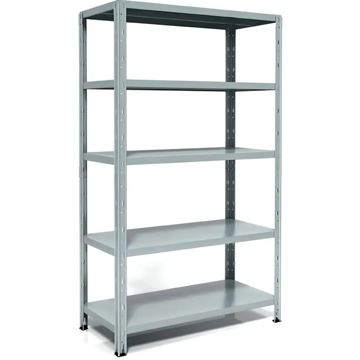 Scaffalatura Modulare 120x50 in Metallo 5 Scaffali Ripiani Rinforzati