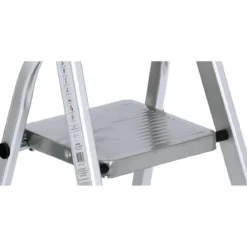 Scala 8 Gradini in Alluminio Domestica Soppalco Scalini Max 150kg Palchettone