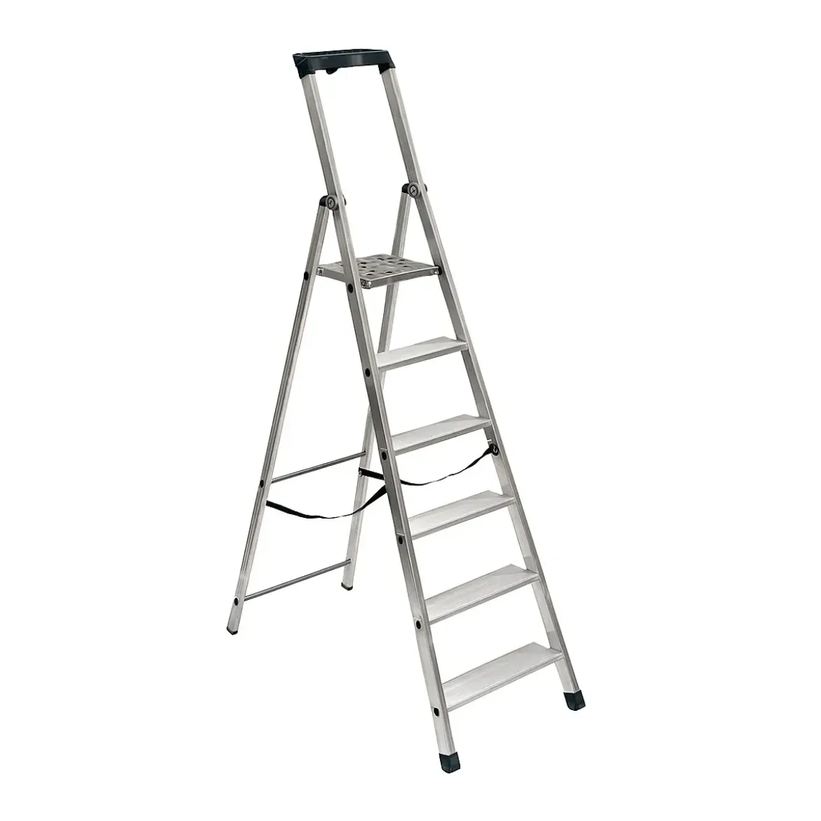 Scala in Alluminio Facal 5 gradini con Piattaforma e Portautensili
