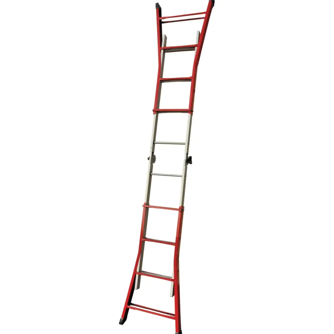 Scala Telescopica 4+4 Gradini Allungabile 3.7 mt Multiuso Scaletta Bricolage