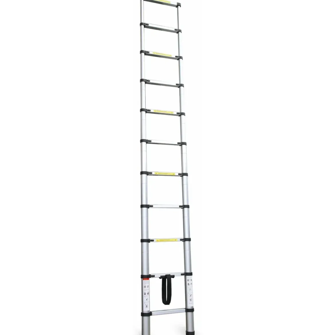 Scala Telescopica 10 Gradini Estensibile in Alluminio Scaletta Allungabile 290