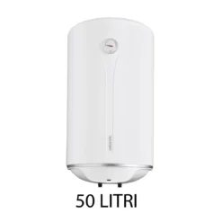 Scaldabagno Elettrico 50 Litri Verticale Scaldacqua con Resistenza Termostato