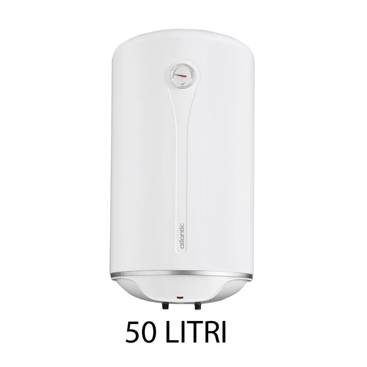 Scaldabagno Elettrico 50 Litri Verticale Scaldacqua con Resistenza Termostato