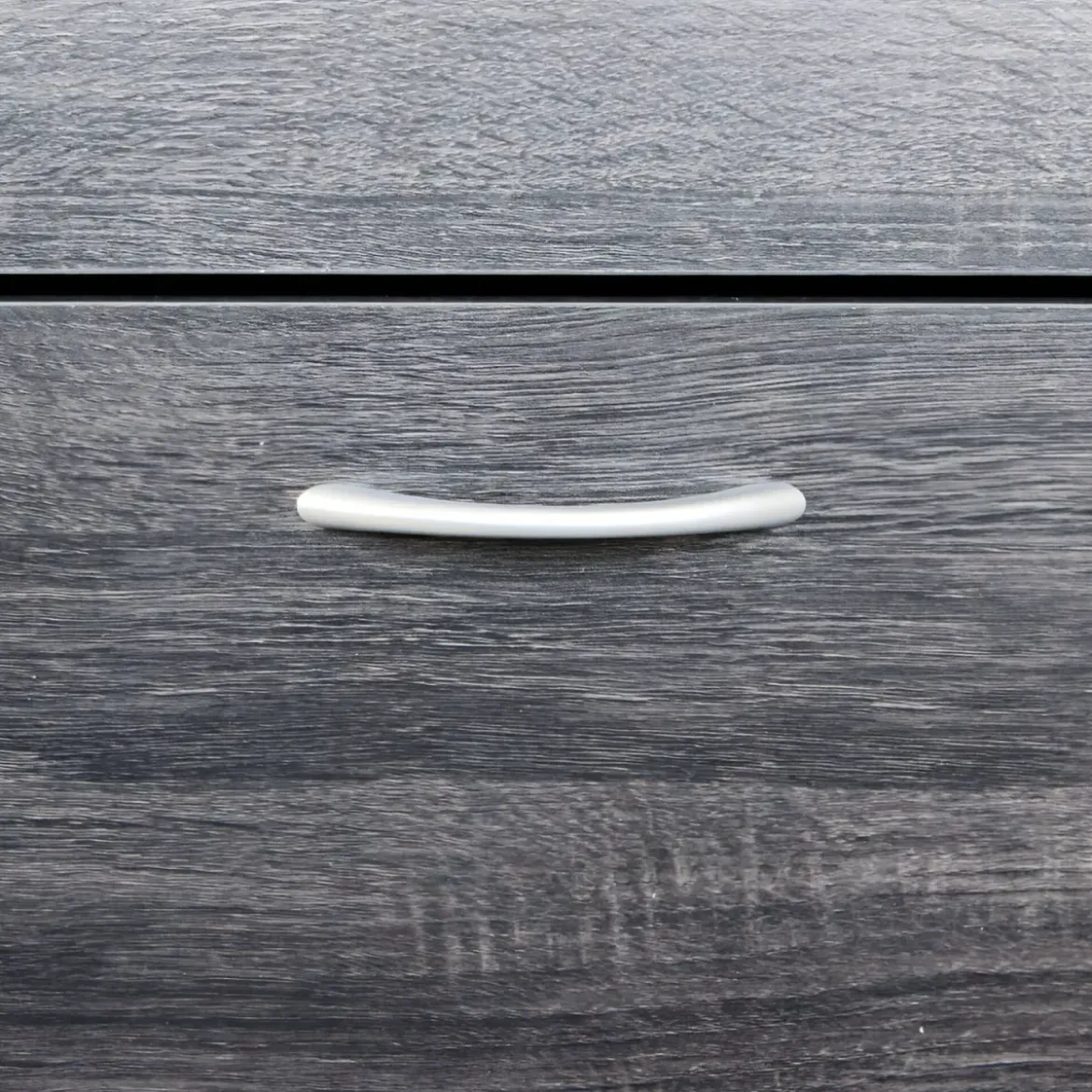 Scarpiera 2 Ante a Ribalta Slim Salvaspazio Legno Grigio Scuro Moderno