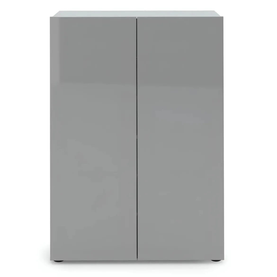 Scarpiera 2 Ante 80x34x114 cm Grigia Salvaspazio