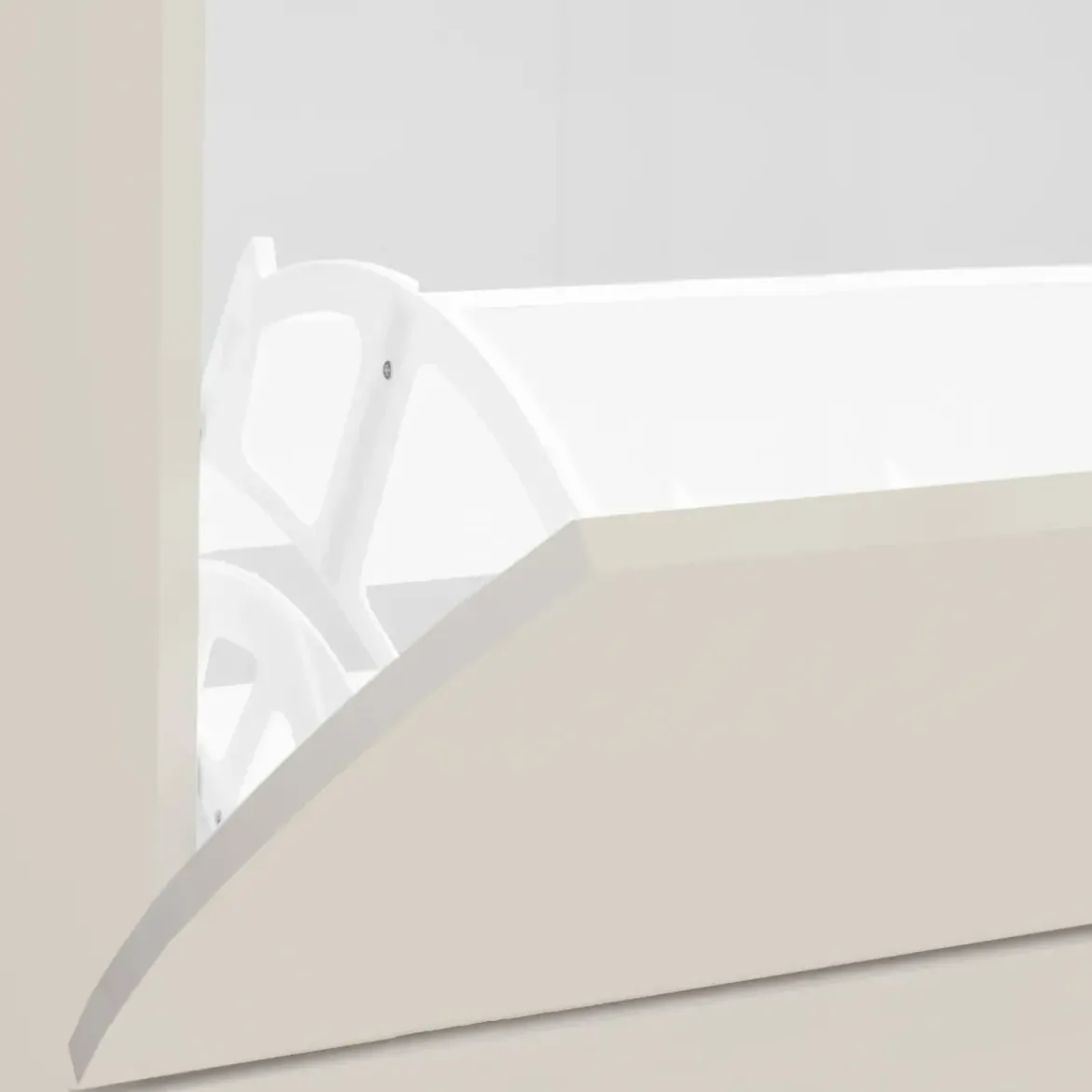 Scarpiera Salvaspazio 2 Ante a Ribalta Legno Beige Cachemire Ingresso
